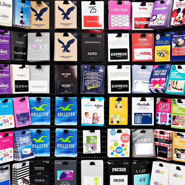 GIFT CARDS