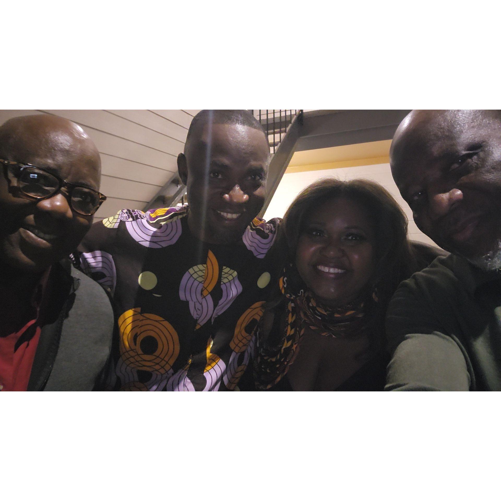 Having fun with some of the uncles before heading out!