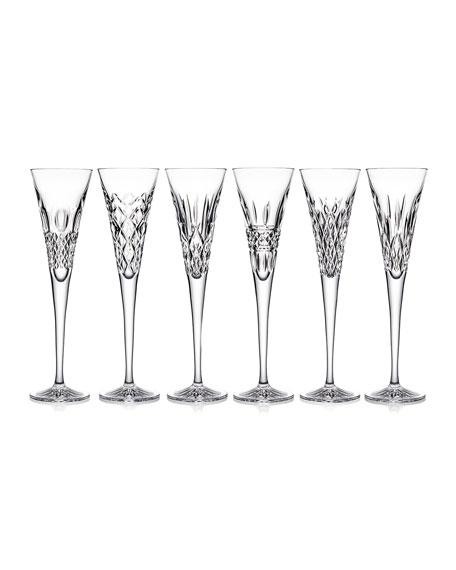 Waterford CrystalHeritage Flutes, Set of 6