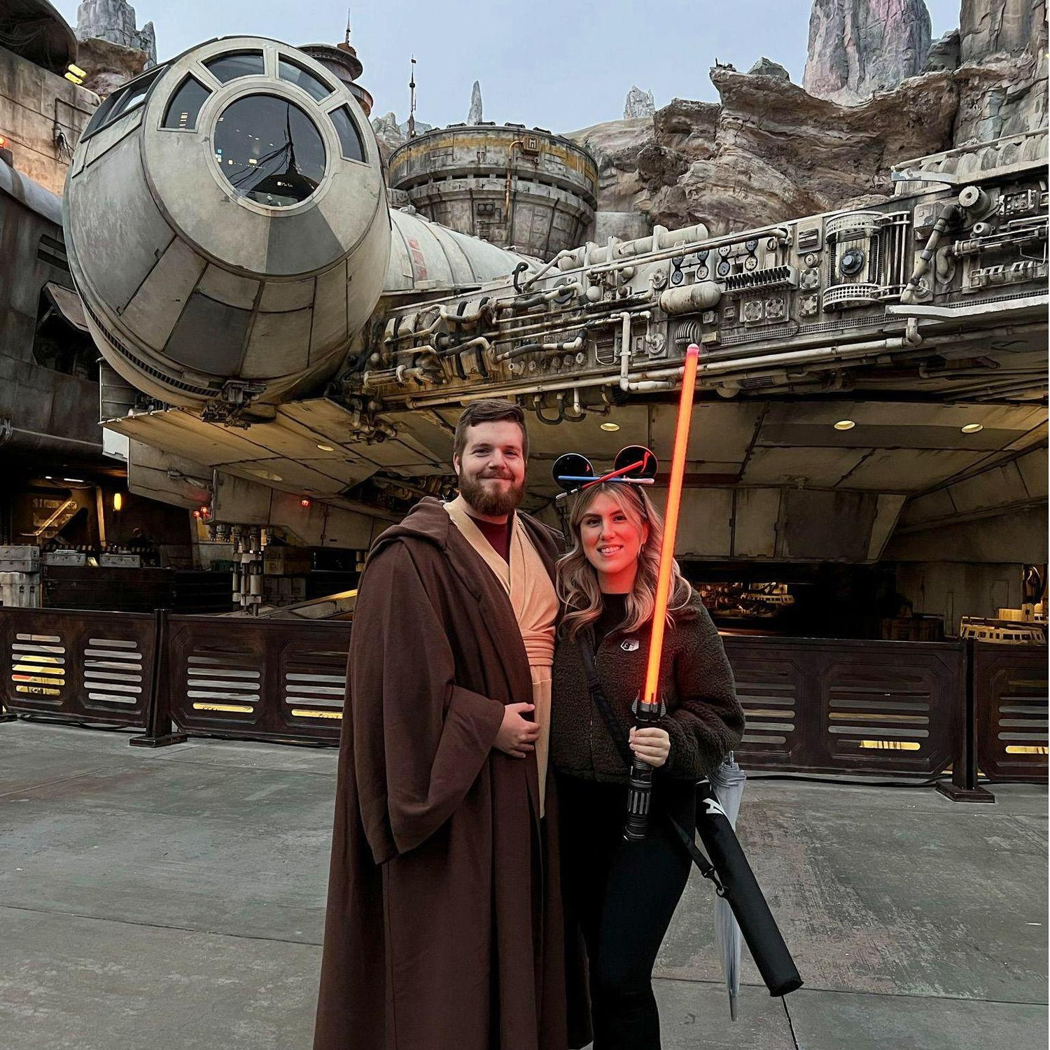 December 2022. A couple of nerds at Disneyland again.
