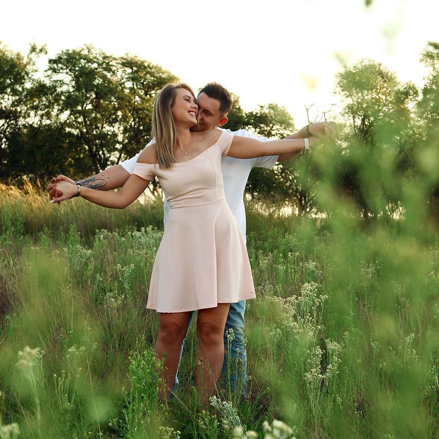 Just a couple of lovers in the woods!