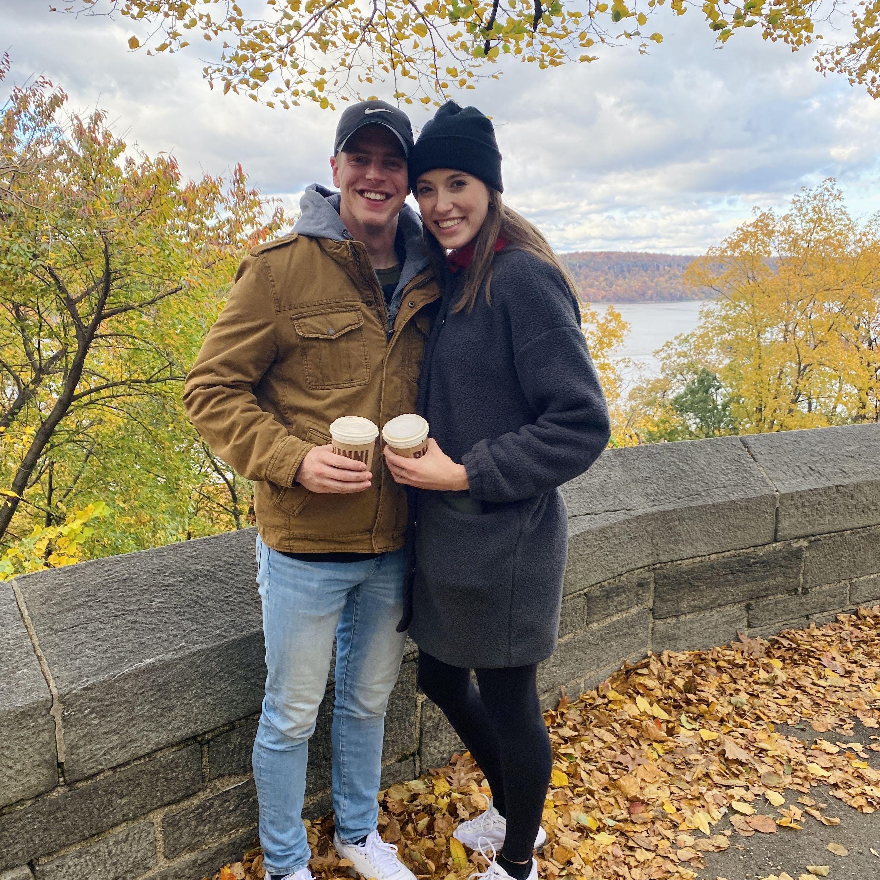 One of J's first trips to visit Ev in NYC, November of '22