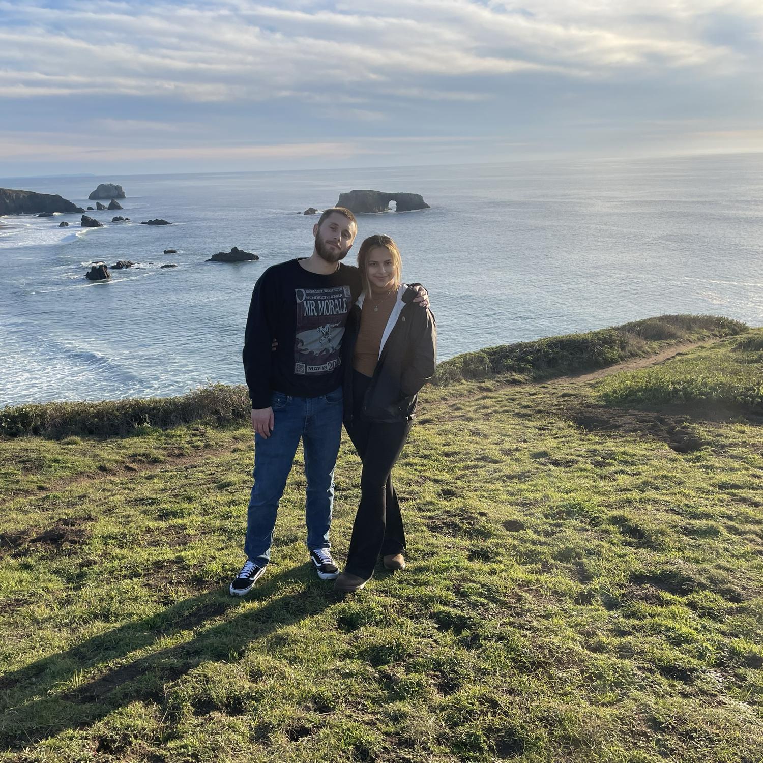 our first trip to goat rock together…