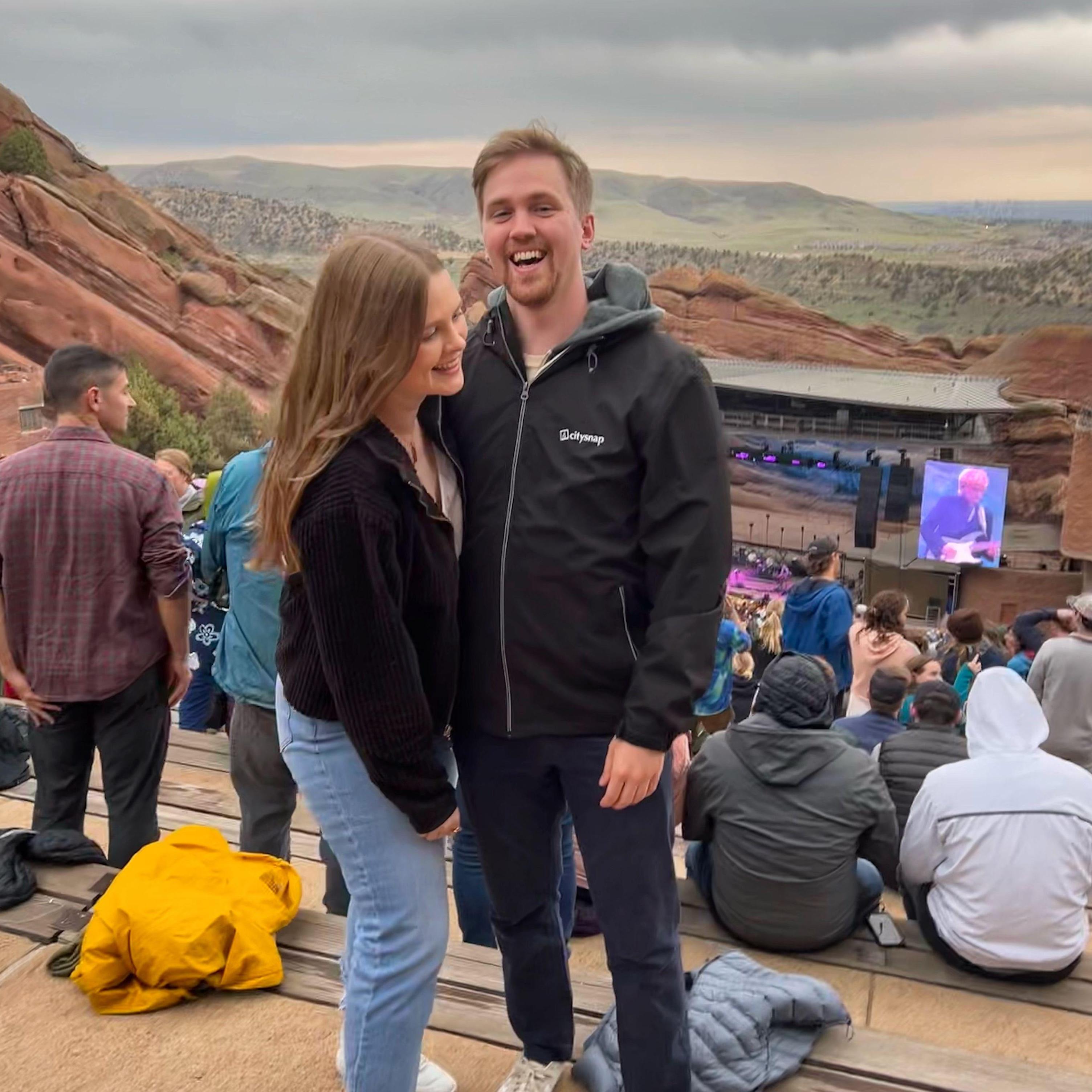 Going to a Red Rocks concert was definitely a bucket list moment!