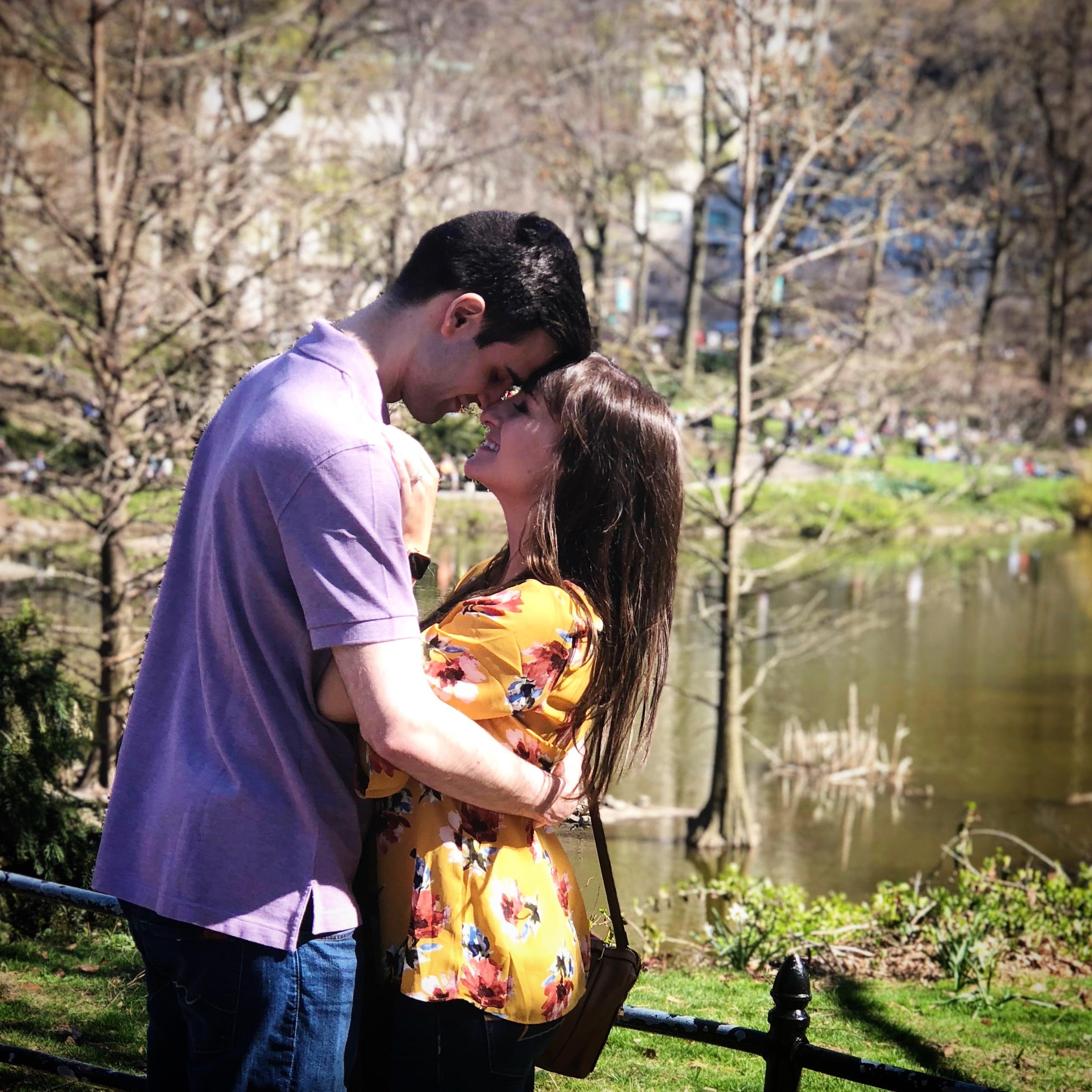 Photos after our engagement in NYC