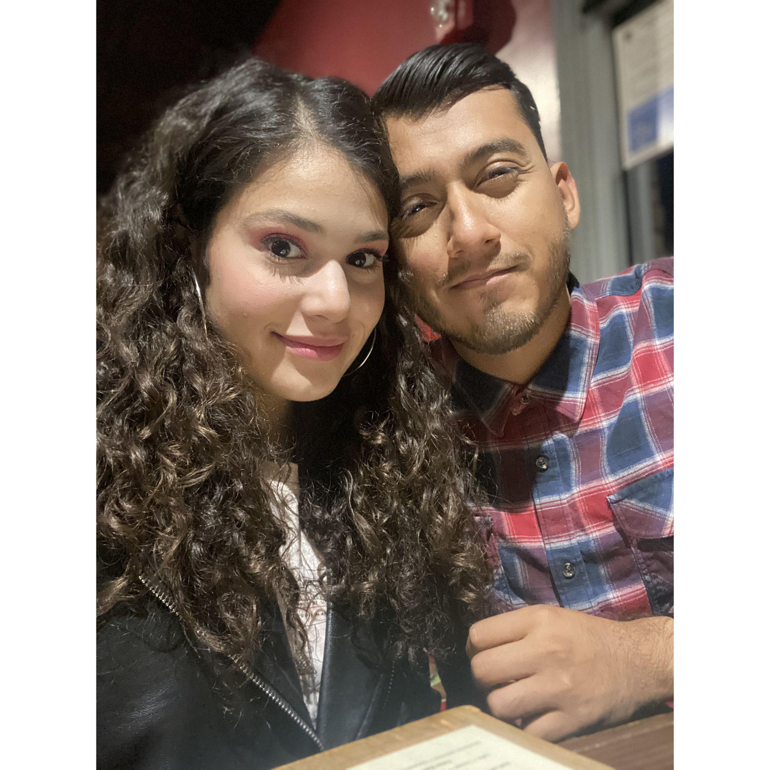 Our first Valentine's Day date as a couple, February 2020.