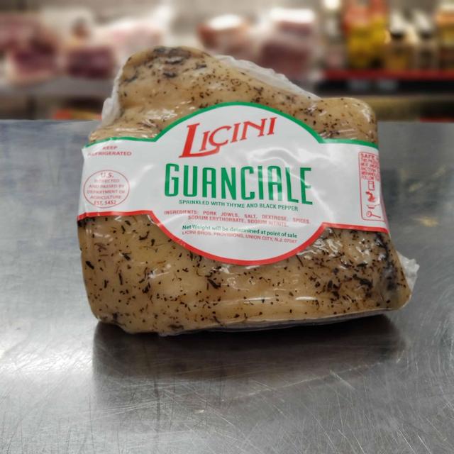 LICINI GUANCIALE meat