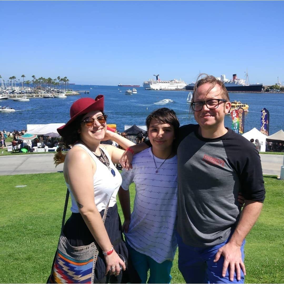 The Pirate Festival in Long Beach, CA on Gaspar's first visit to the US in 2018.
