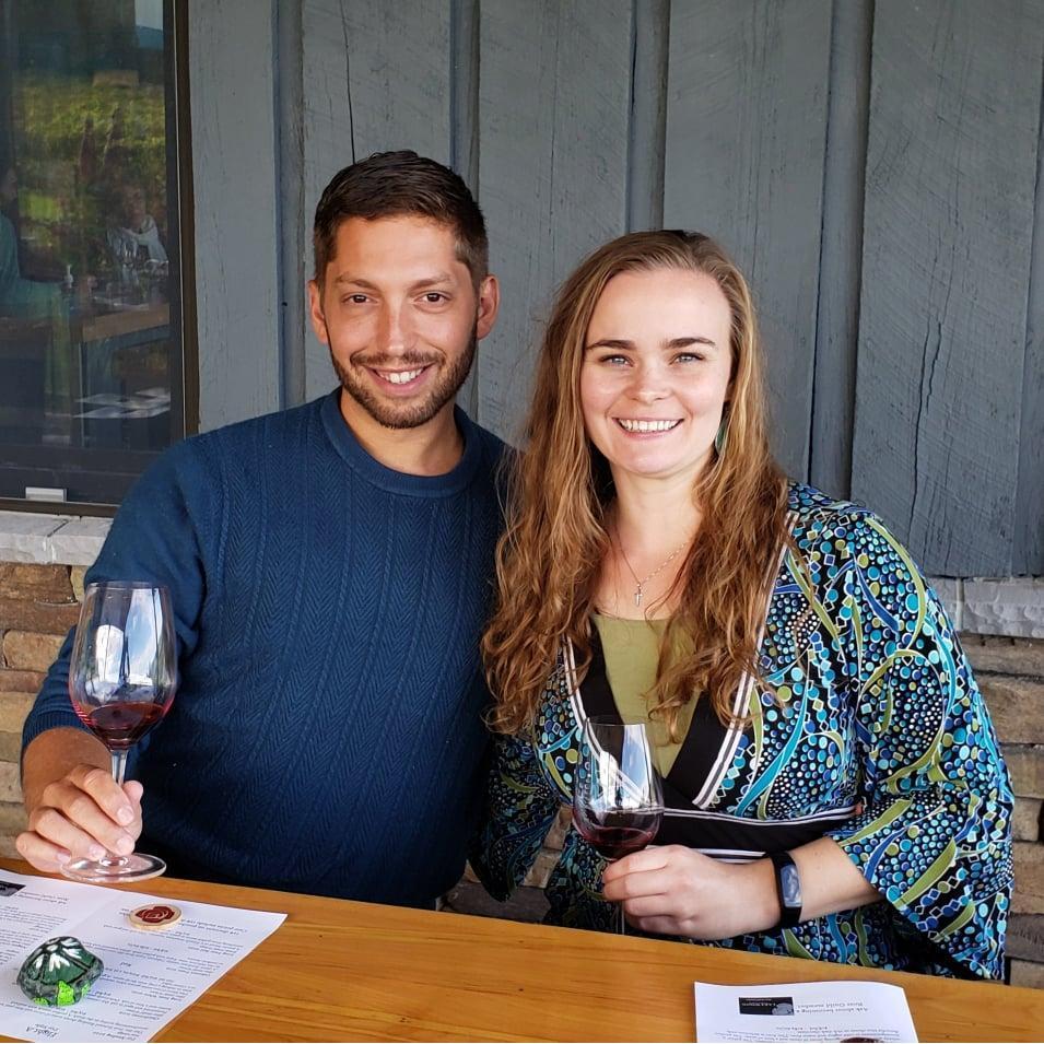 Wine time in the Finger Lakes! Just one day before the proposal!