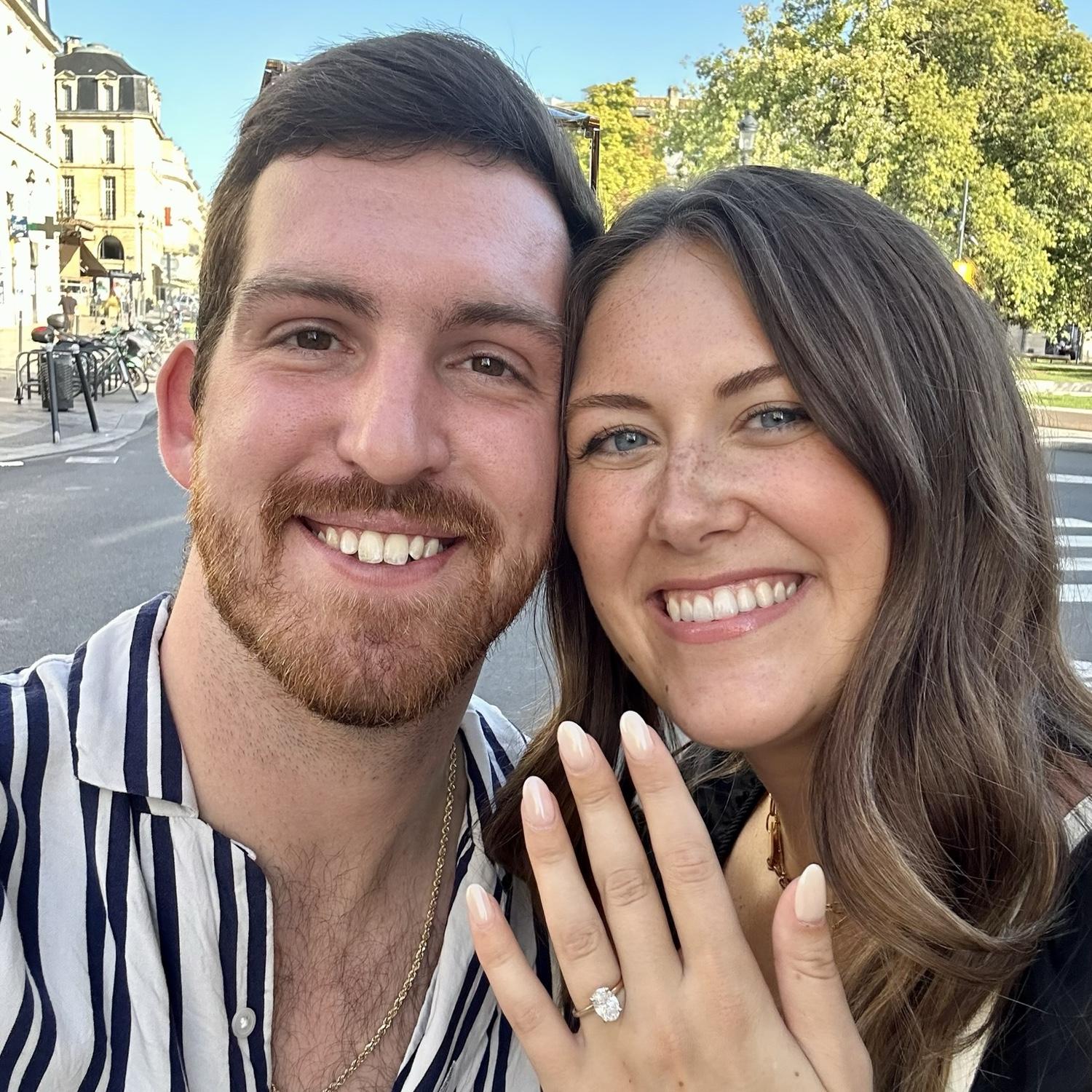 The day we got engaged ♡