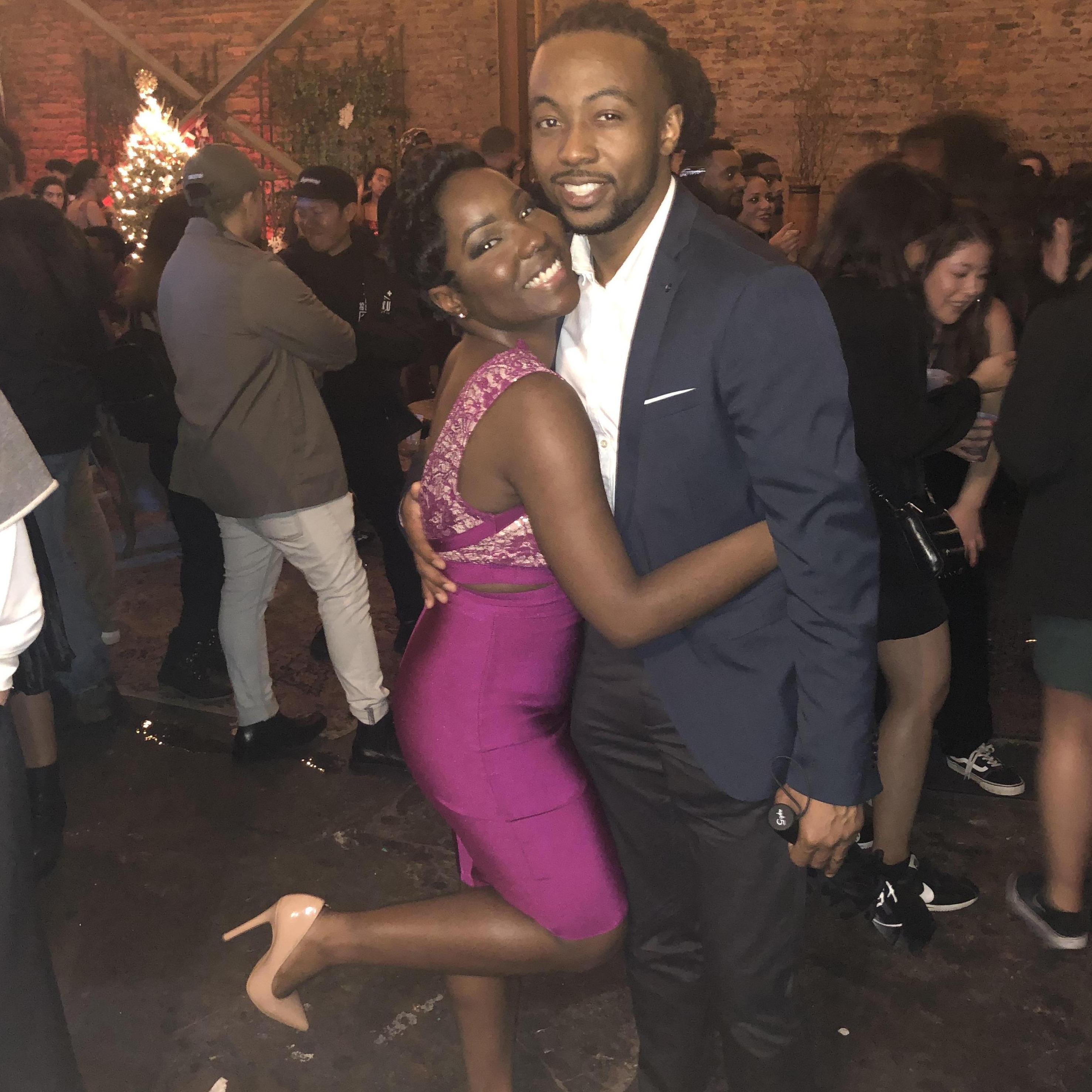 Bringing in the New Year is so much better when you have an amazing person to share the future with. circa 2018