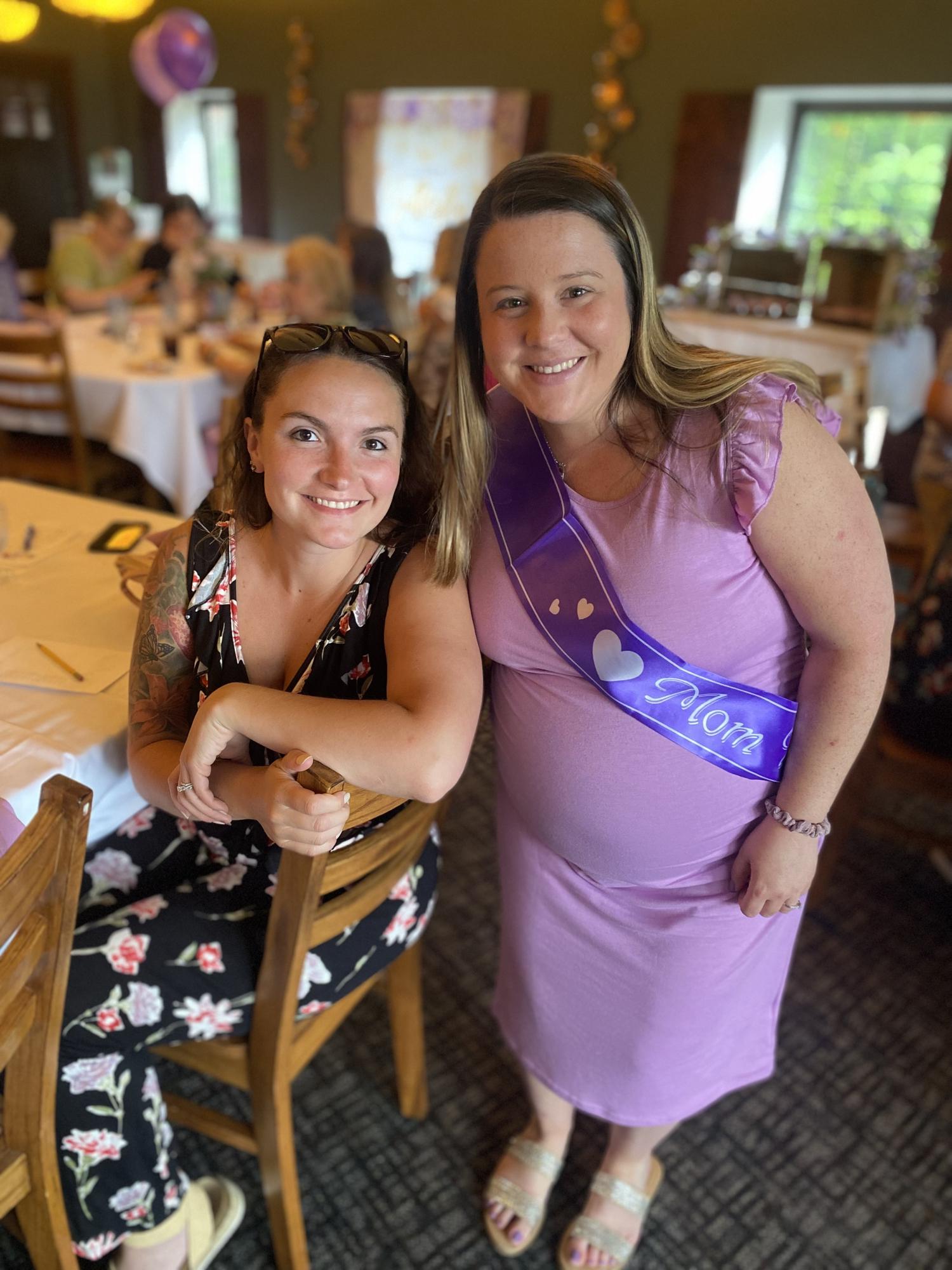 Mikayla and bridesmaid Danielle Brady