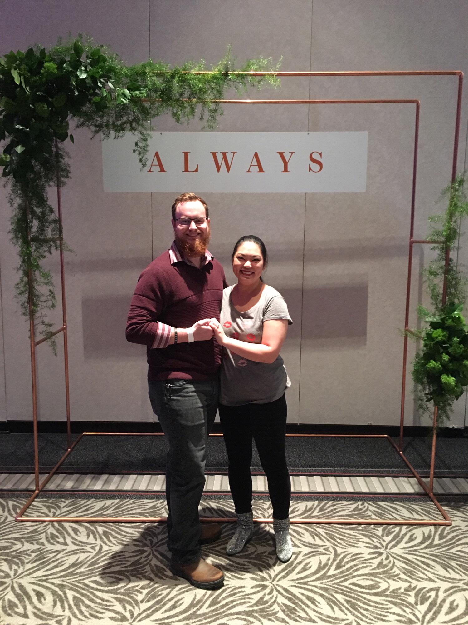 The day after we got engaged, we went to our church's marriage conference. It was an amazing way to start off our engagement.