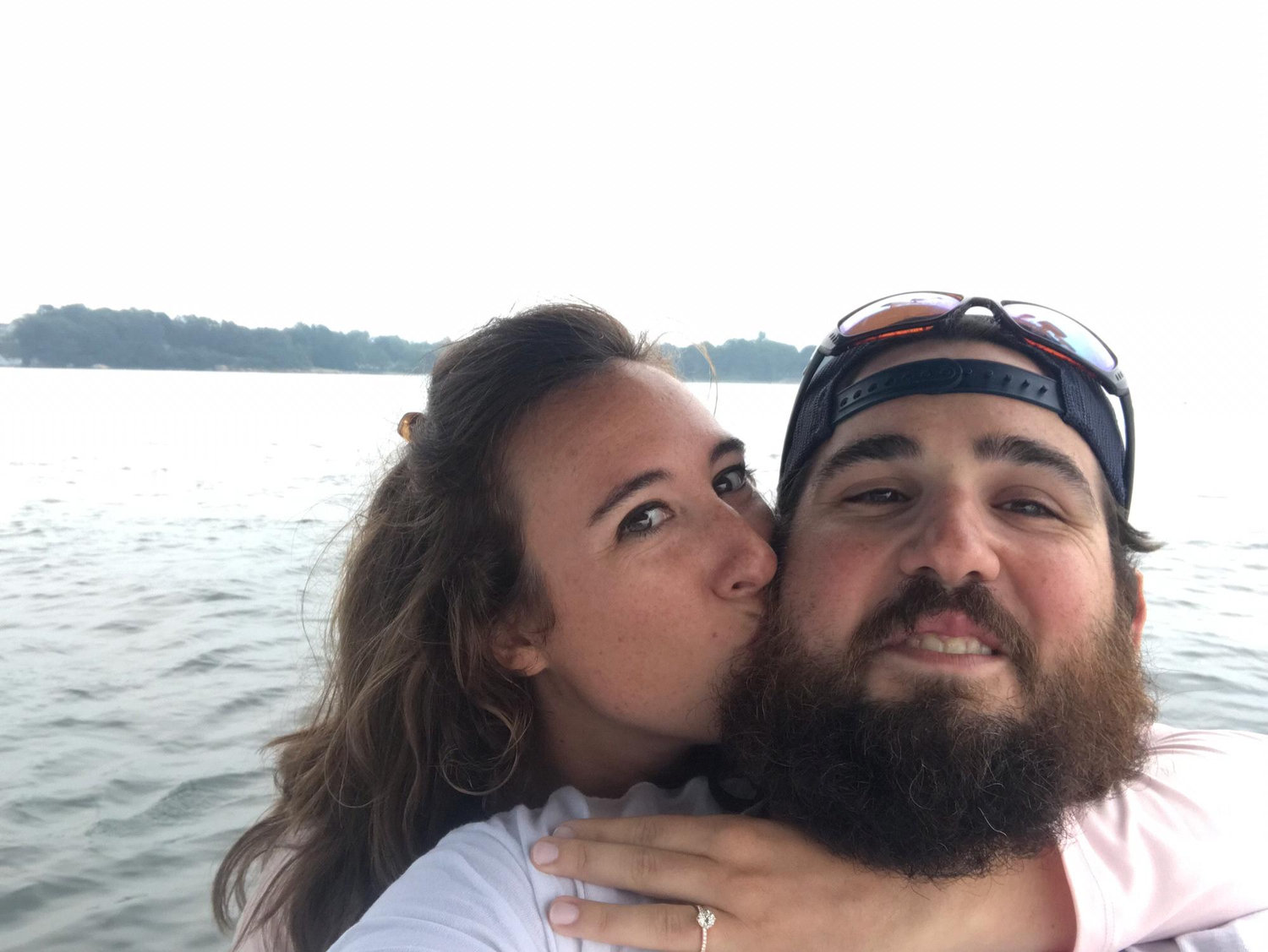 The night we got ENGAGED! On the water in Salem