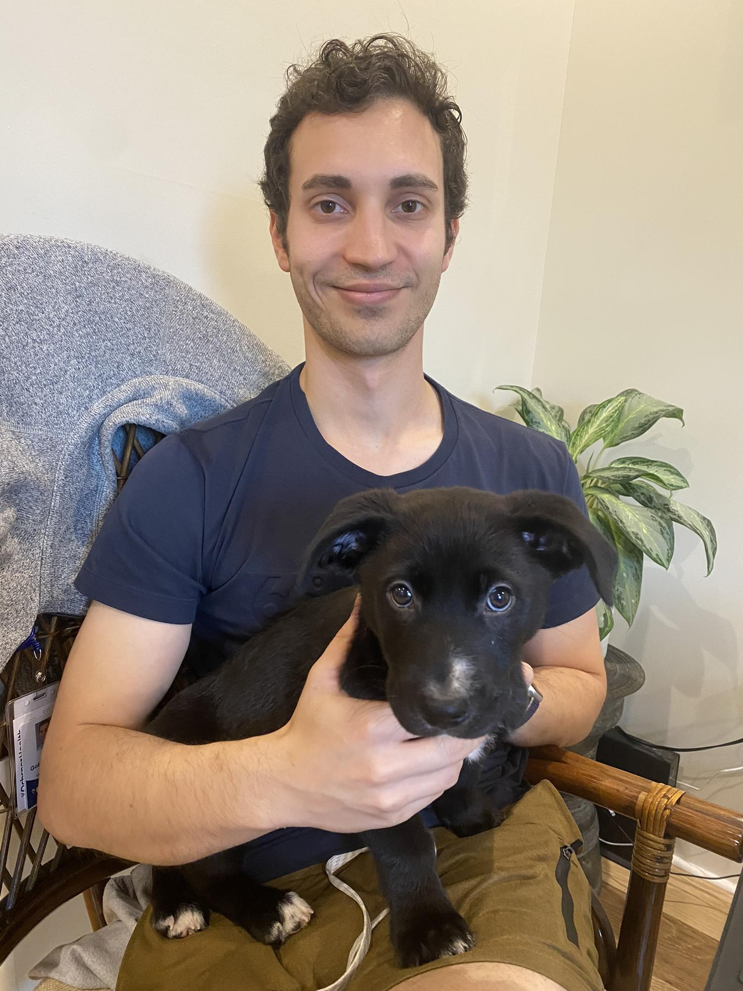 Jonah (27) and Augie (2 months)