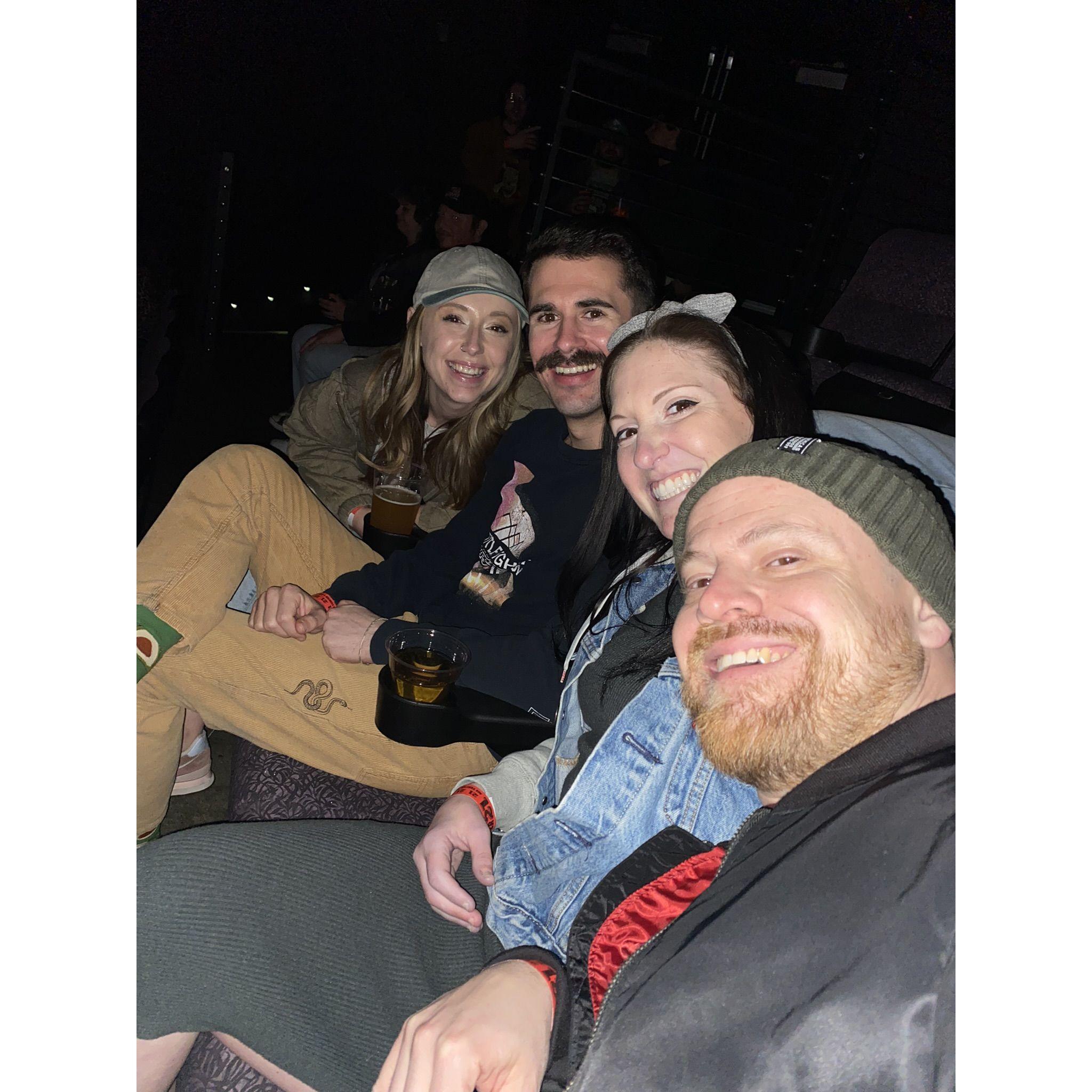 Turnstile 2022 with Nick (bridesman) and Emily (bridesmaid)