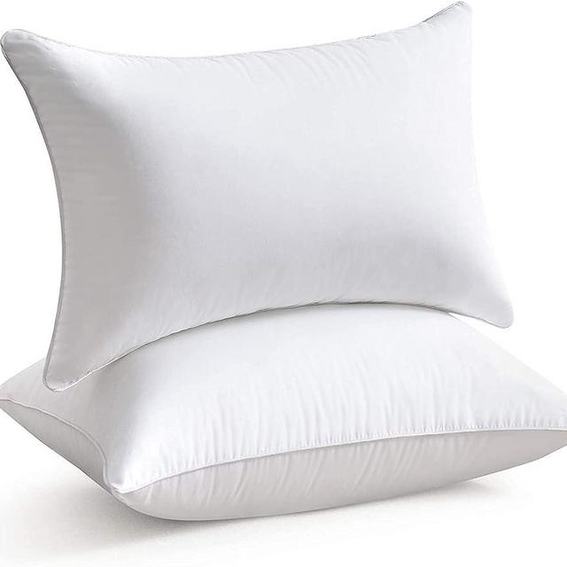 raajsee Throw Pillows Insert 12x20 Inches Pack of 2,Premium Micro Cotton Fabric Stuffer Square - Stuffing for Decorative Cushion Bed,Sham,Couch, Sofa & Car