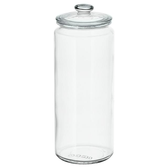 IKEA: VARDAGENJar with lid, clear glass61 oz