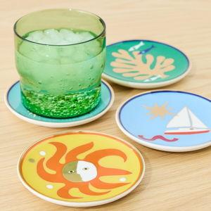 Jonathan Adler Playa Coaster Set of 4 Playa Coaster Set of 4