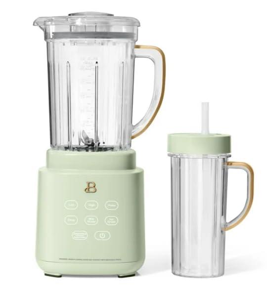 Beautiful PowerExact Blender System, by Drew Barrymore White Icing (Sage Green)