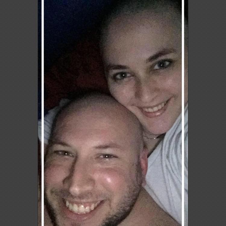 Bald buddies, 2018. (I think this day was when I officially knew I wanted to marry this guy.)