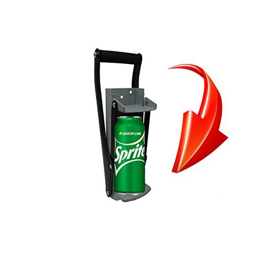 Metal Can Crusher 12oz/16oz / Smasher, Crushes Soda Cans, Beer Cans and Water Bottles - Heavy Duty Large Metal Wall Mounted Soda Beer Smasher - Eco-Friendly Recycling Tool - Delta Prime Savings Club