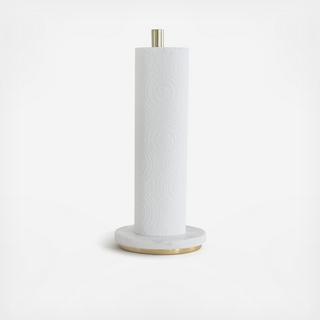 Mara Marble & Brass Paper Towel Holder