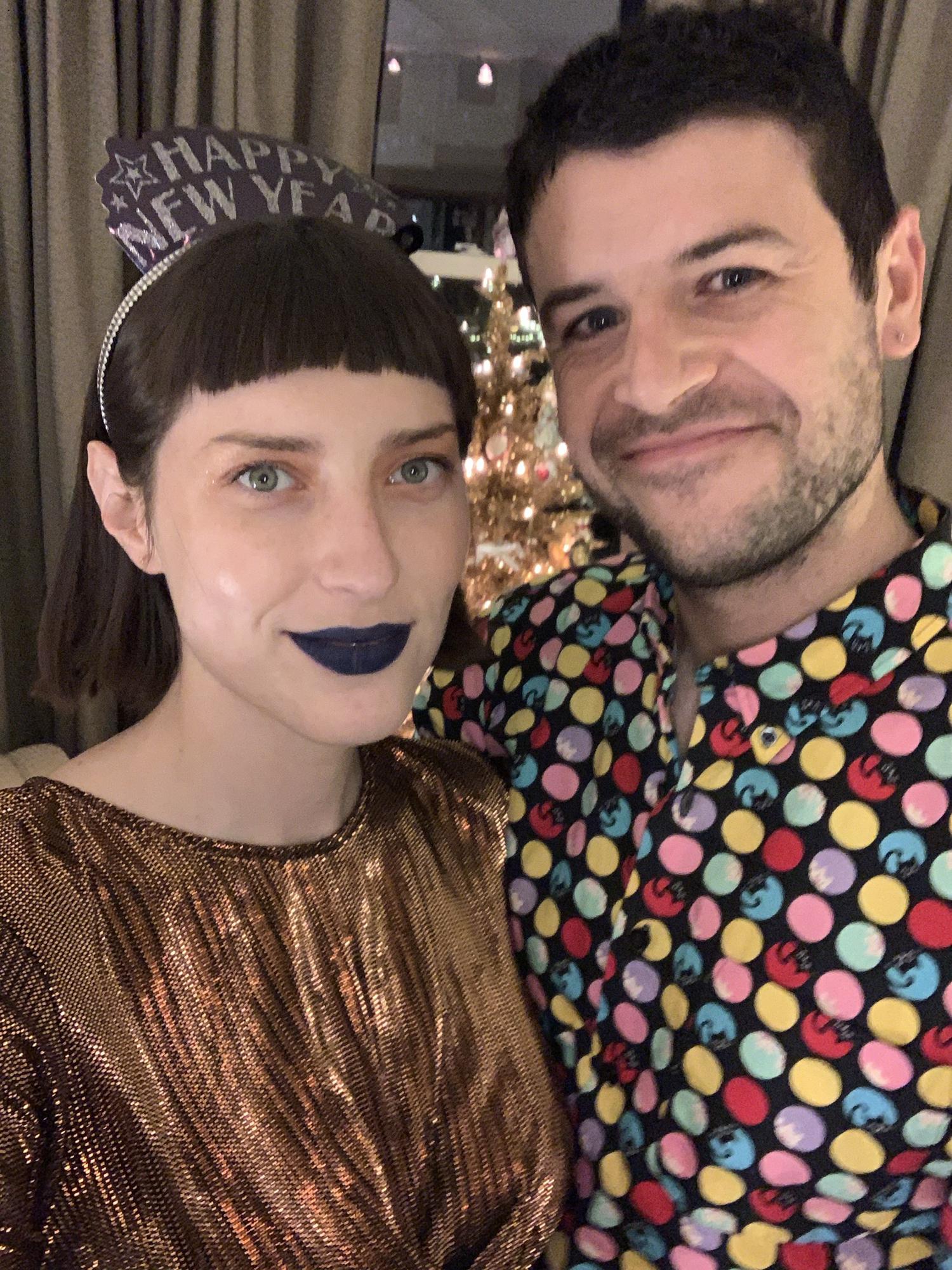 Glam COVID New Year's 2021 at the Lazars