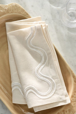 Madeline Embroidered Napkins, Set of 2
