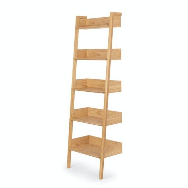 Fantol Oak Narrow Bookcase