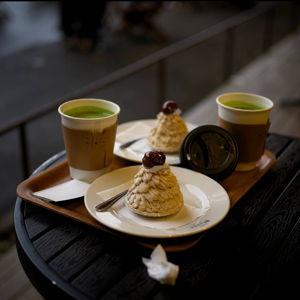 Coffee and Sweets at CAFÉ Mori no Terrace