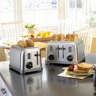 4-Slice Metal Classic Toaster CPT-180BKSP1