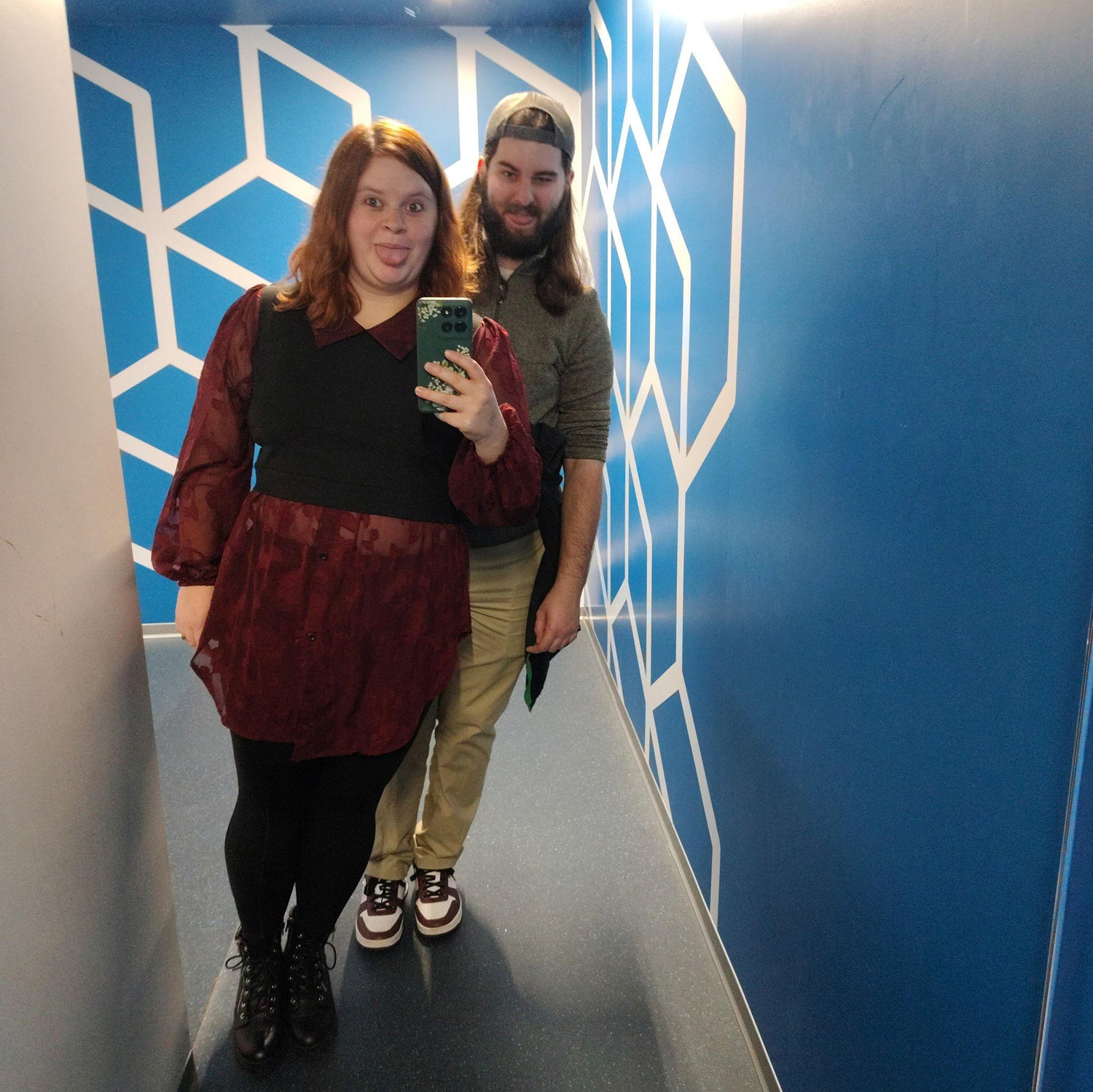B&E go to the Museum of Illusions