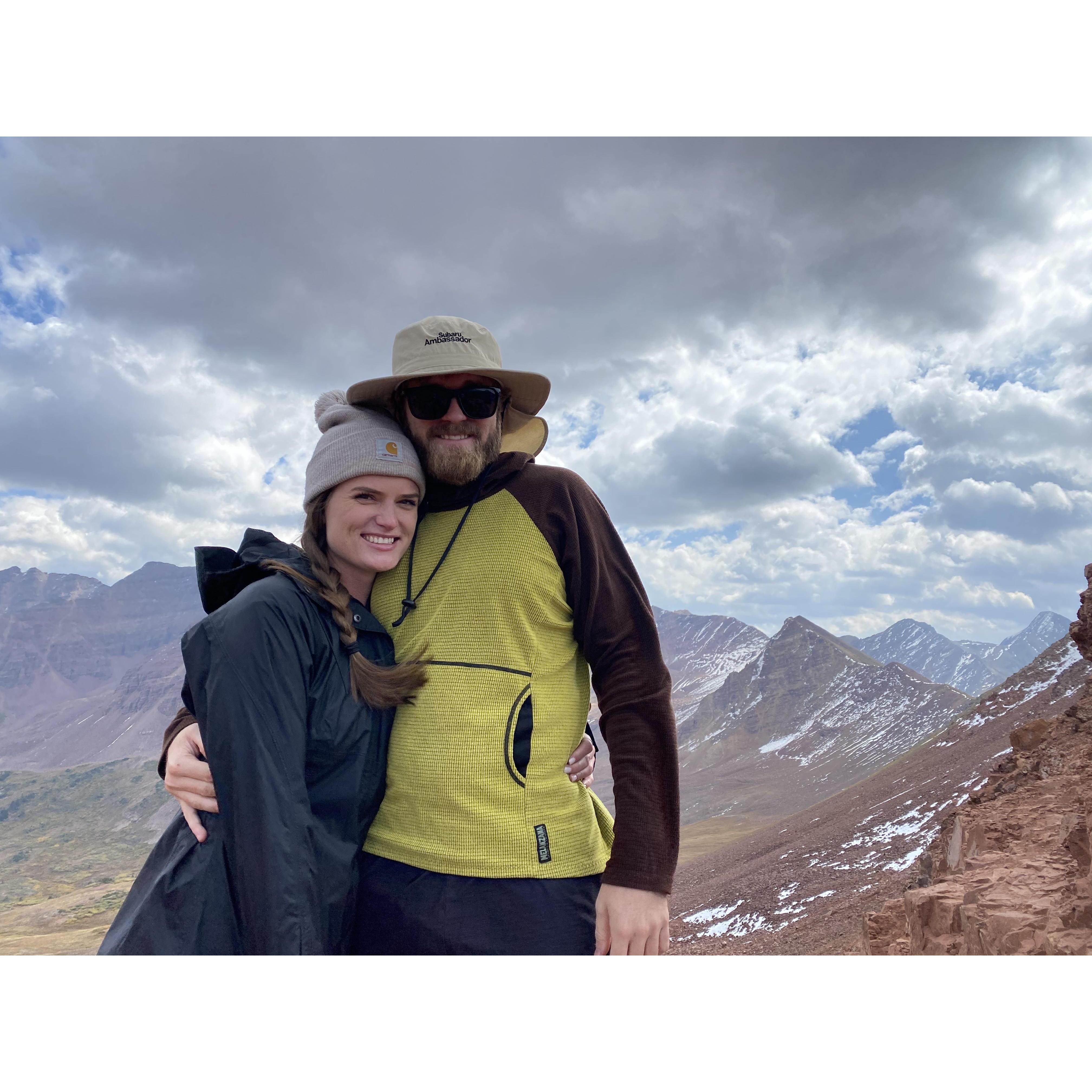 2020: hiked from Aspen to Crested Butte (yes…hiked over the mountain)