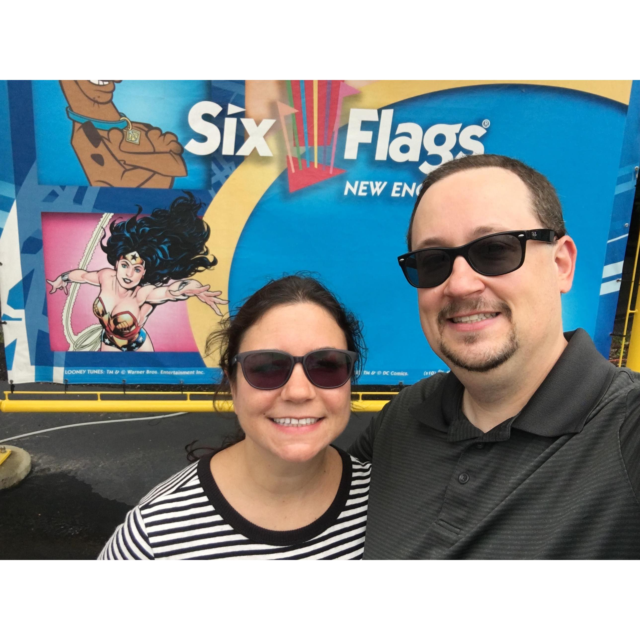 We got WILD at Six Flags