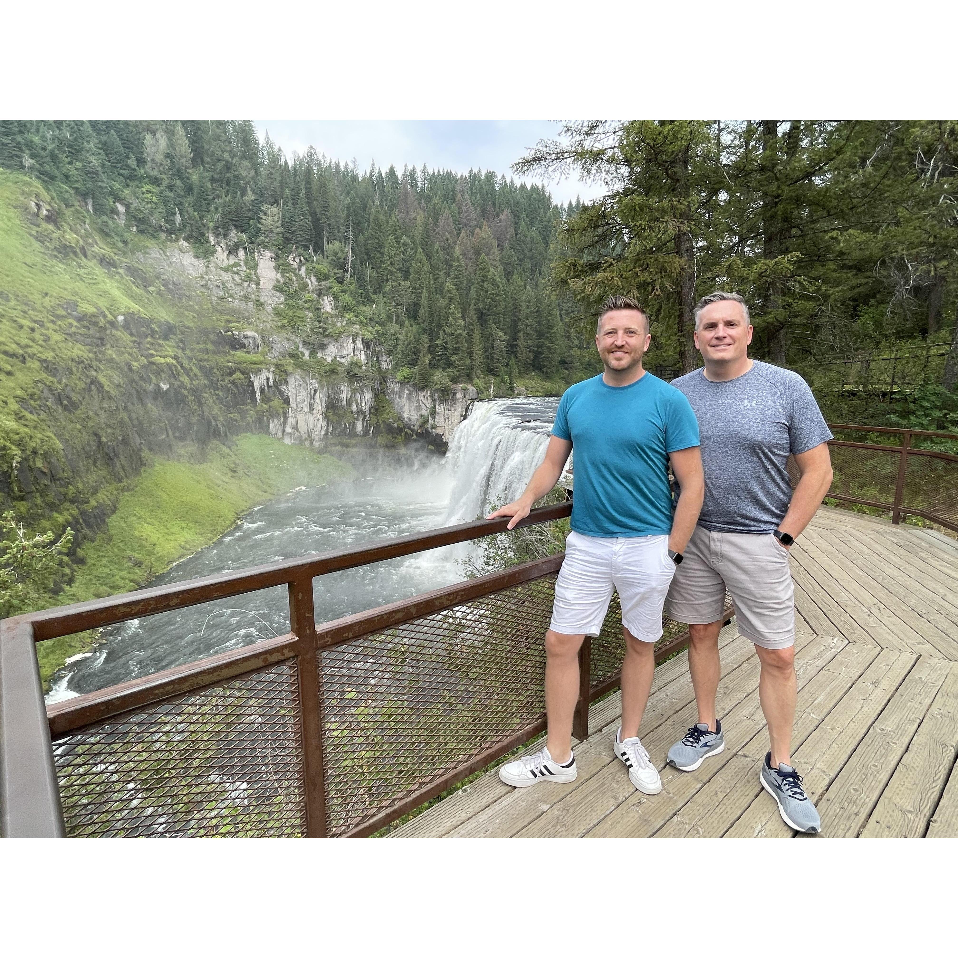 Upper Mesa Falls in Idaho