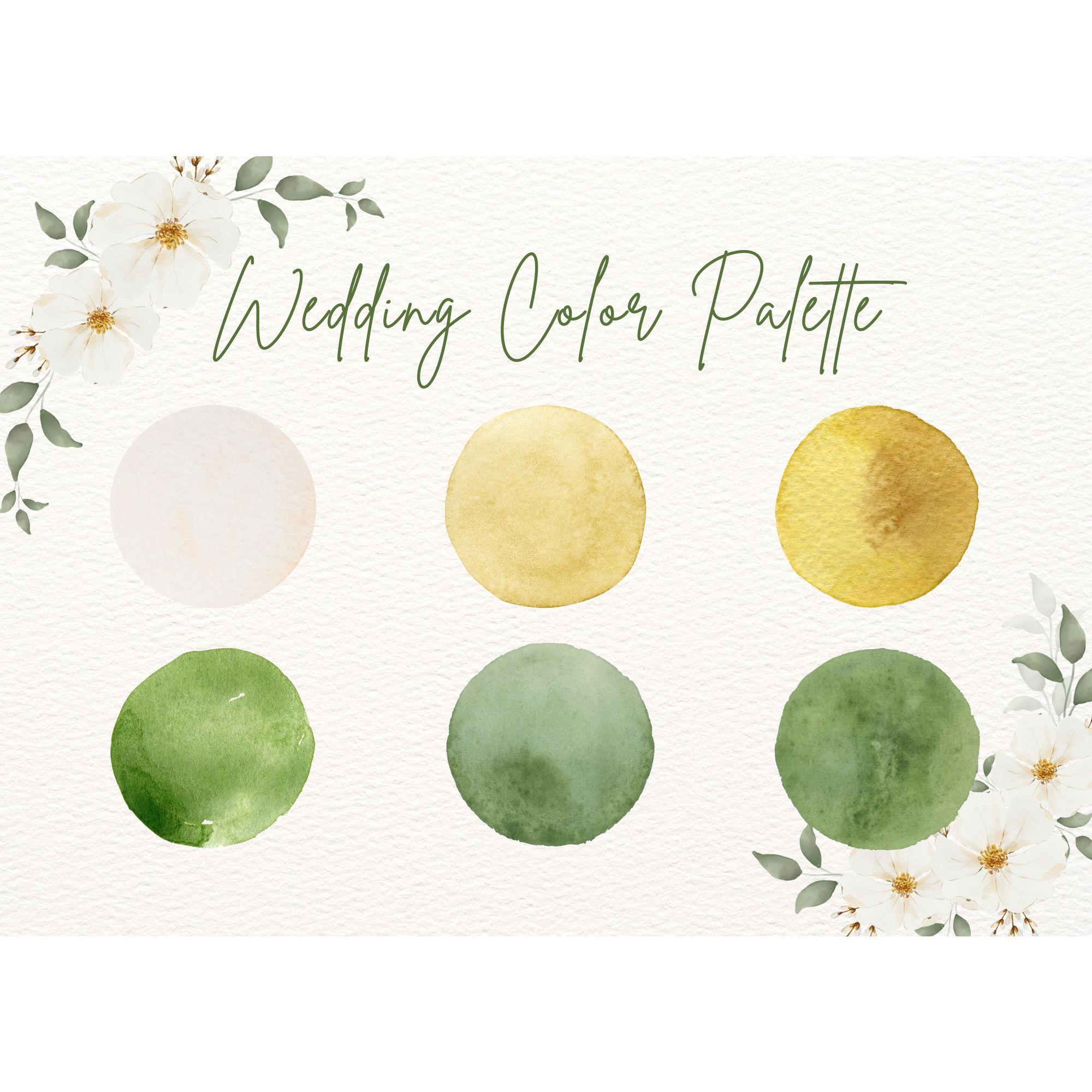 Our Wedding Color Palette