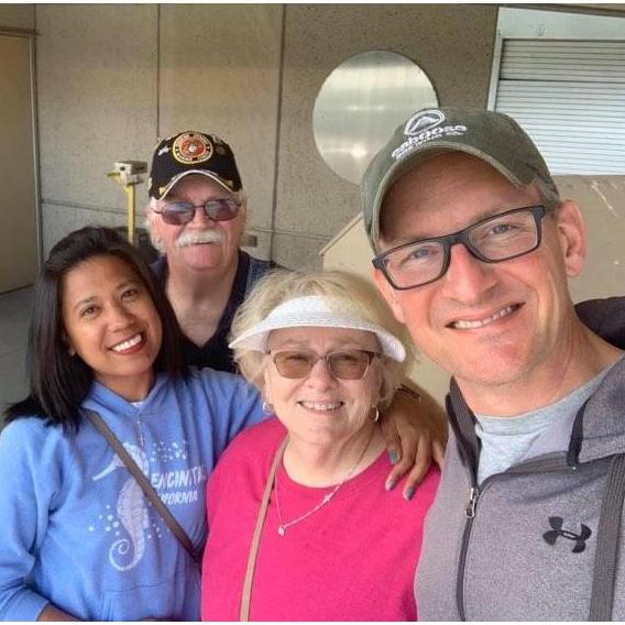 This is when he introduced me to his Mom. I got nervous but she is a cool, fun and loving Mom and she made me feel welcome and made sure that we were taken care of. We love her! ❤️