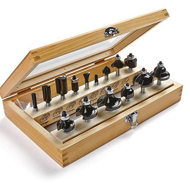 Irwin Tools 1901048 Marples Deluxe Router Bit Set (15 Piece)