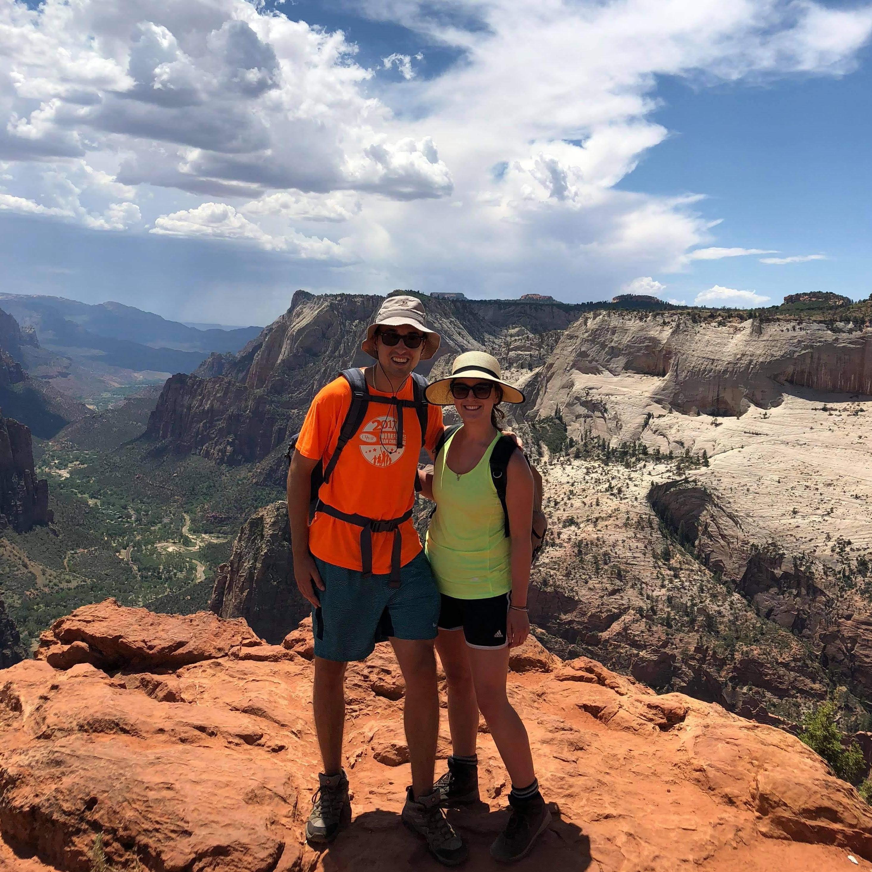 Hiking at Zion National Park!