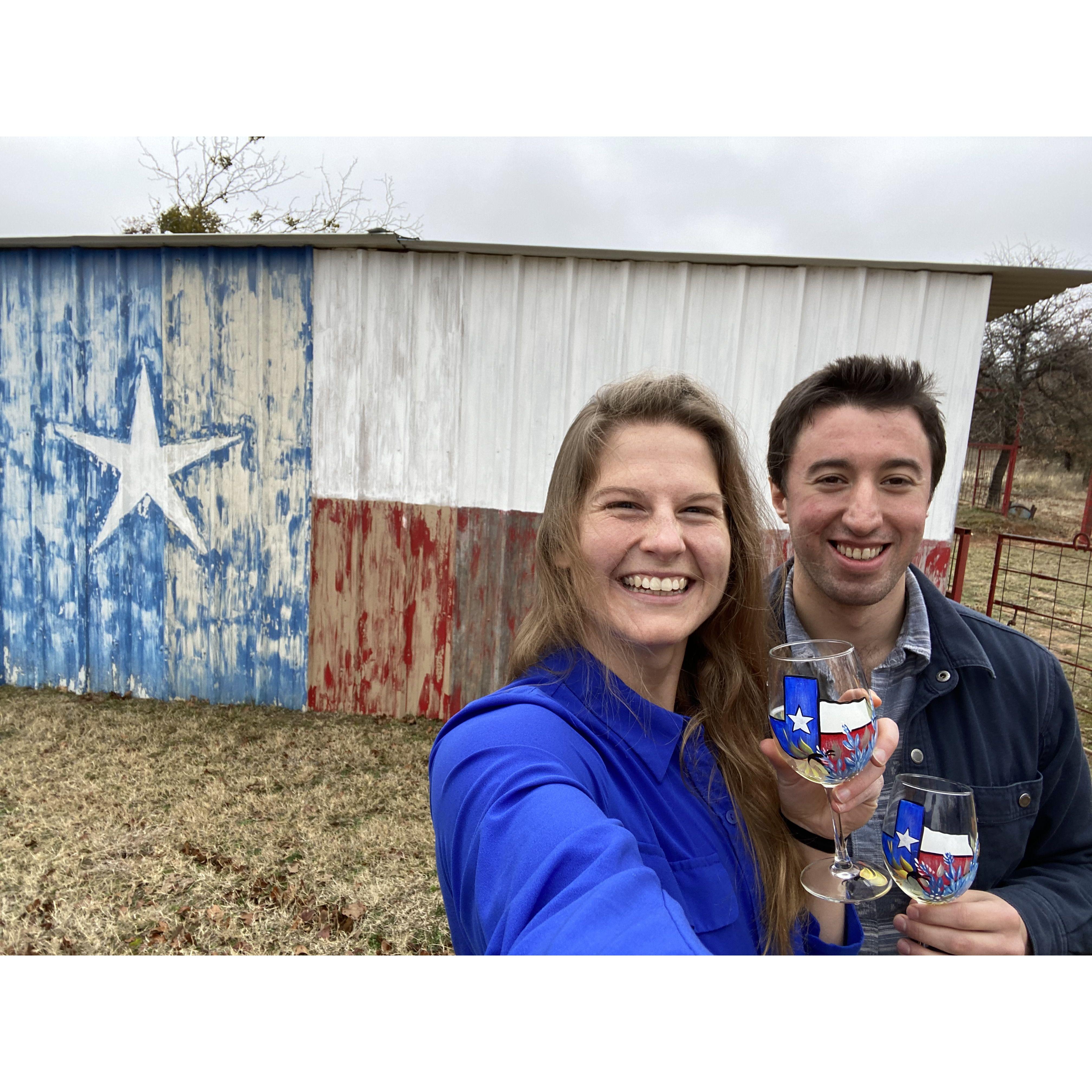 The day we closed on our home, January 2021