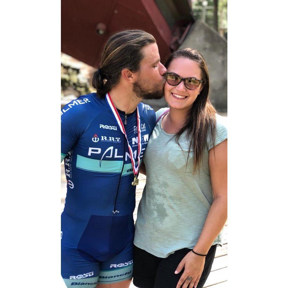 The first cycling race Michael won with Chelsea