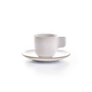 Heath Ceramics Espresso Cup & Saucer - Opaque White