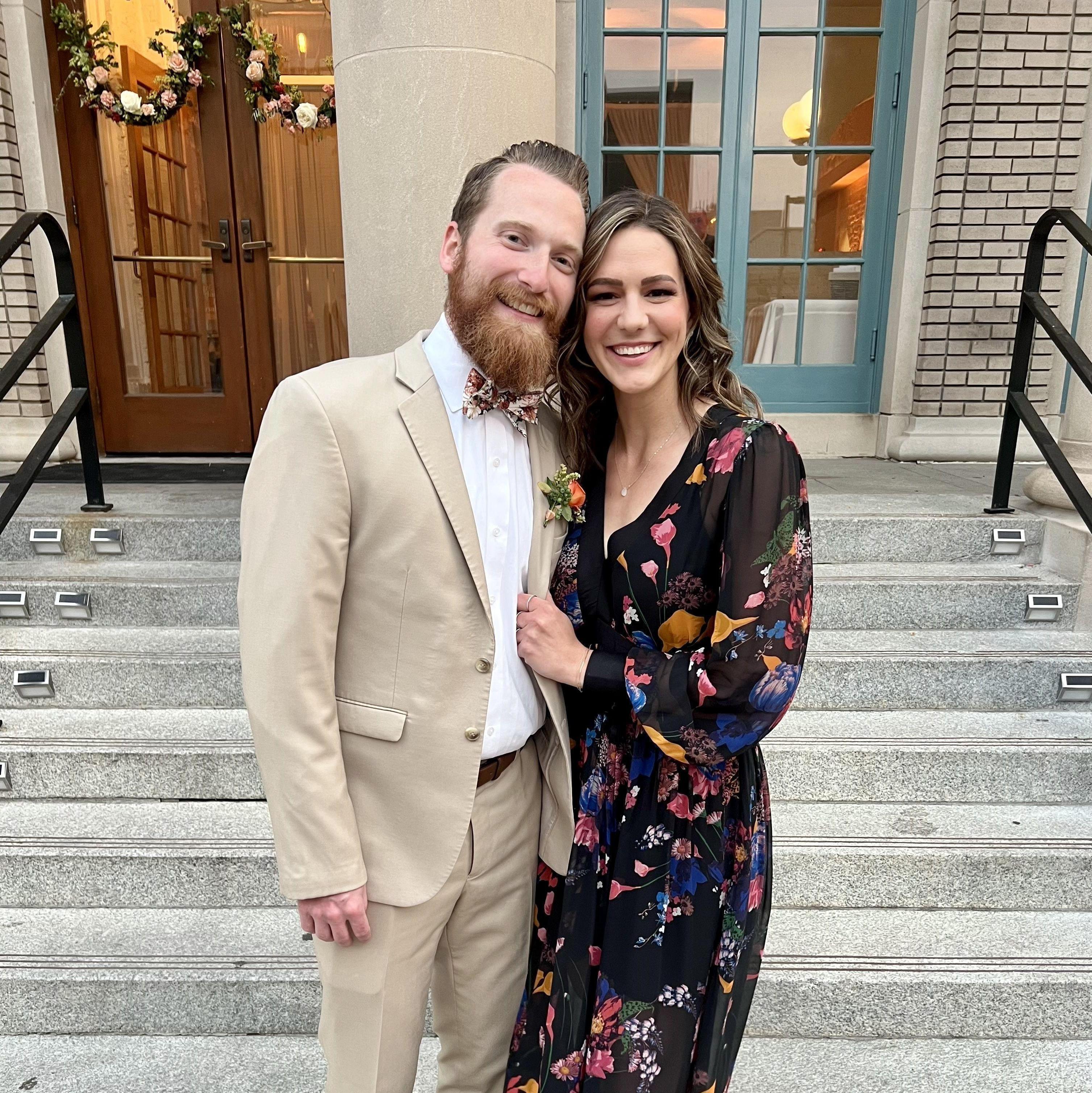 First wedding together.