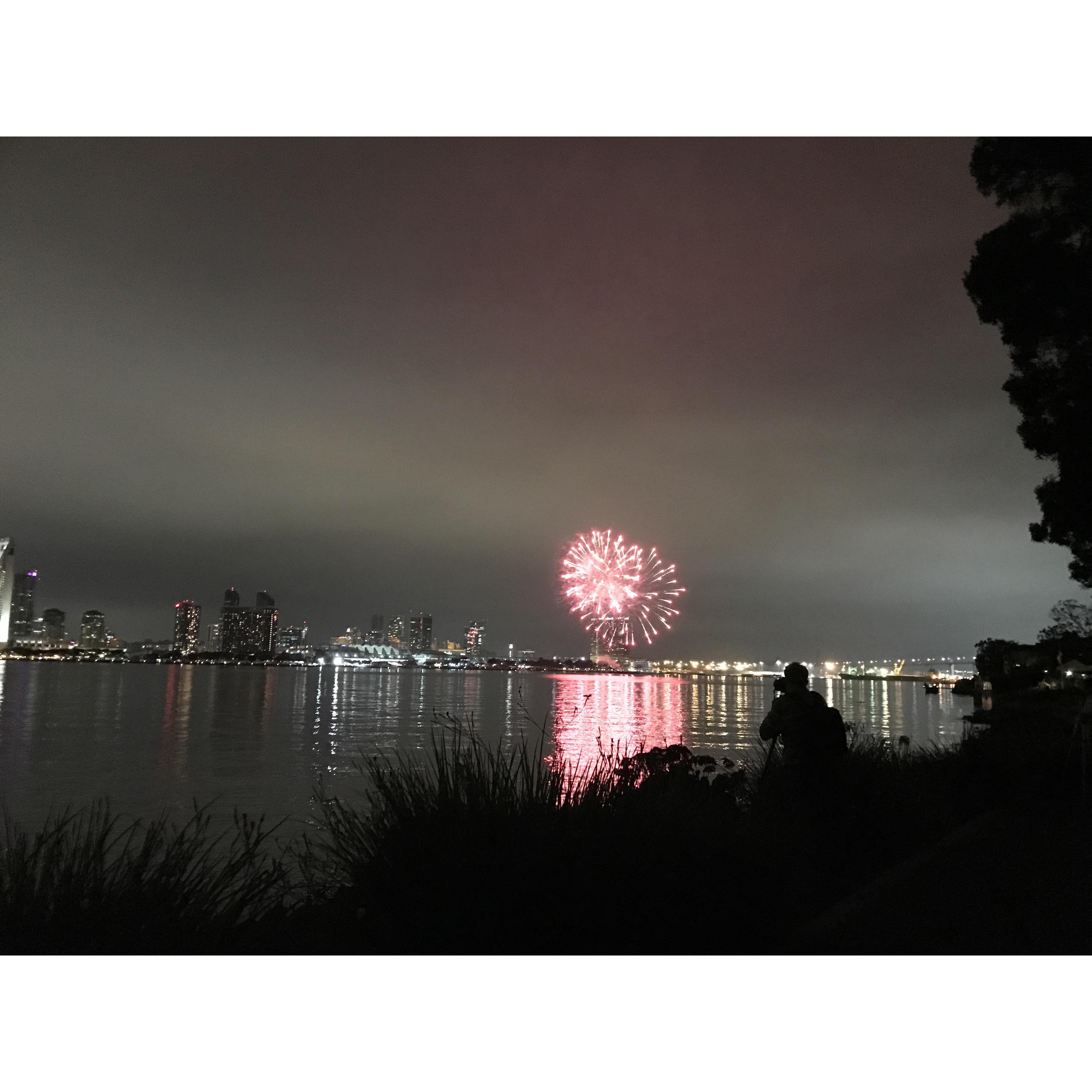 And moments after I said yes from the other side of the harbor, this happened.
