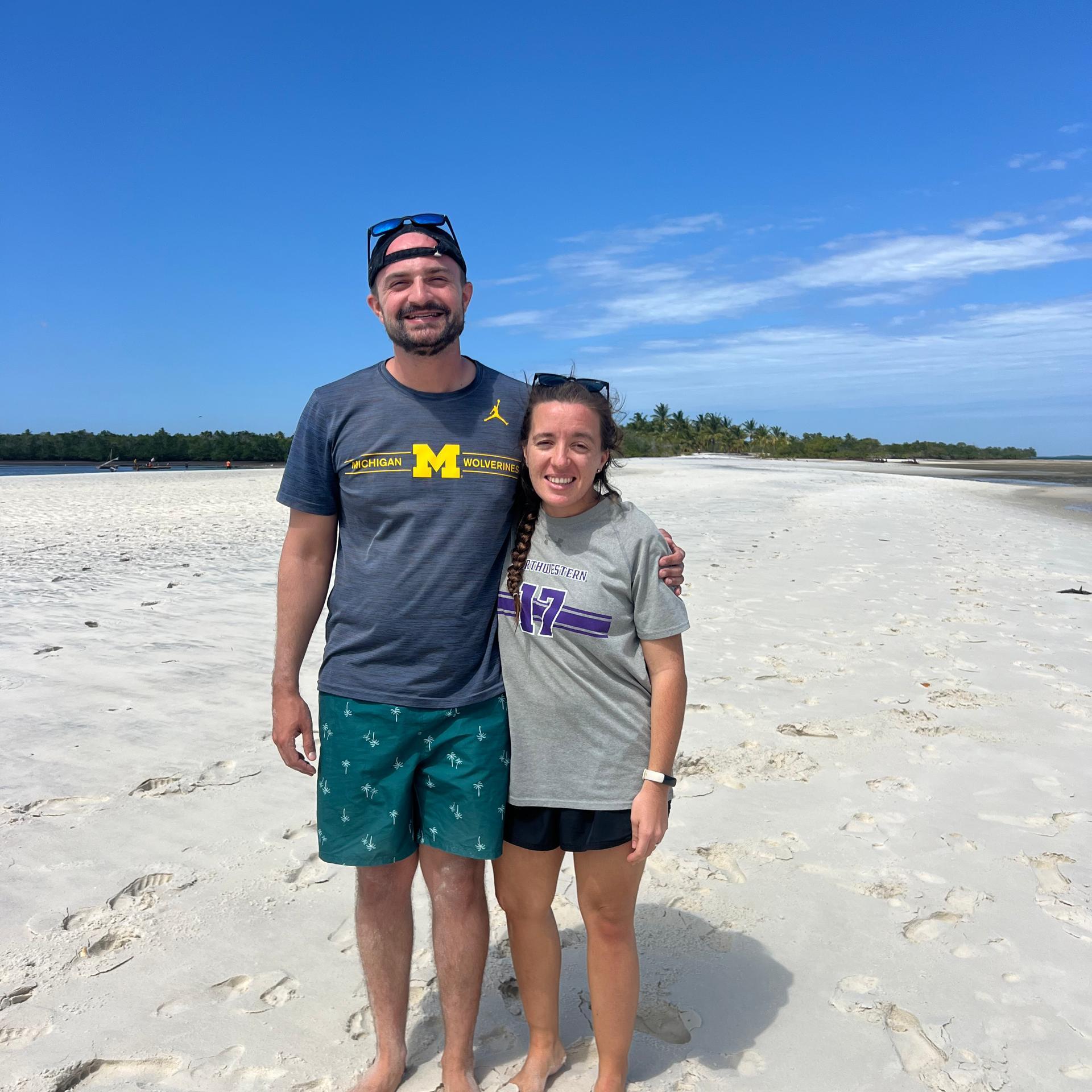 Alex came and visited me in Tanzania - we got to go on a snorkeling trip!