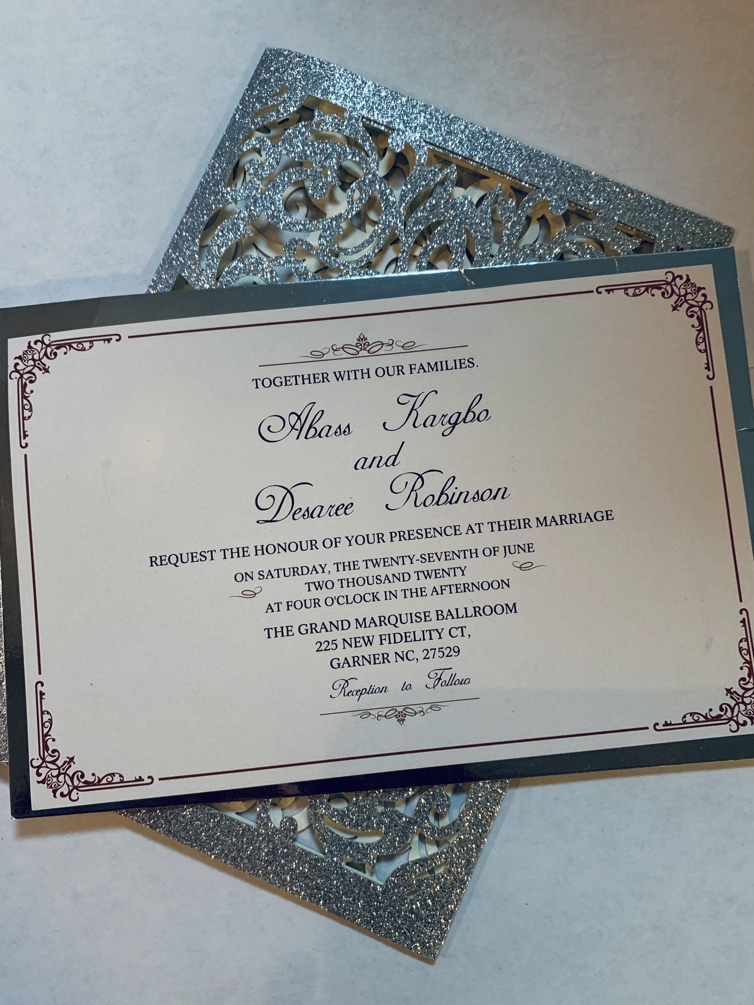 The Wedding Website of Desaree Robinson and Abass Kargbo