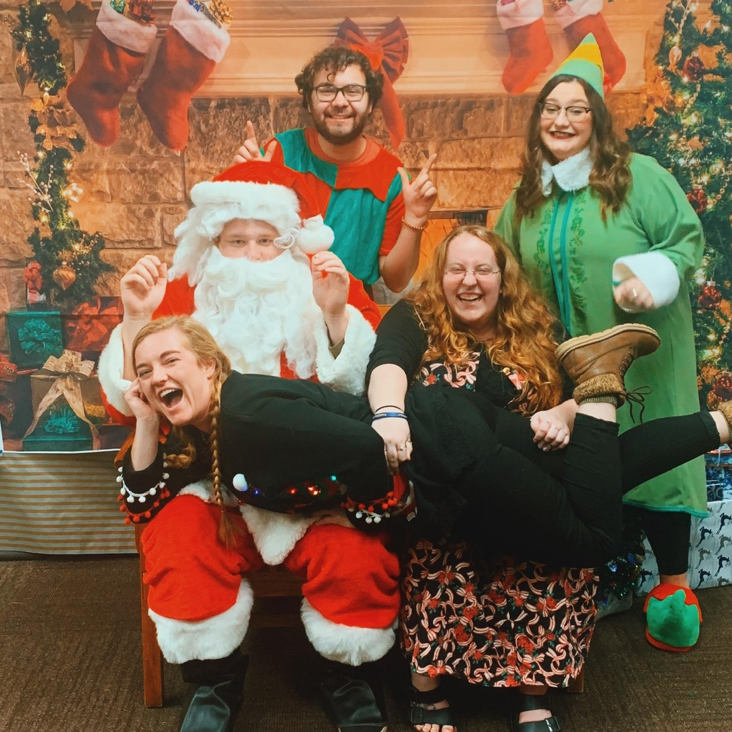 More FRC fun!! Brenden is Santa!!
