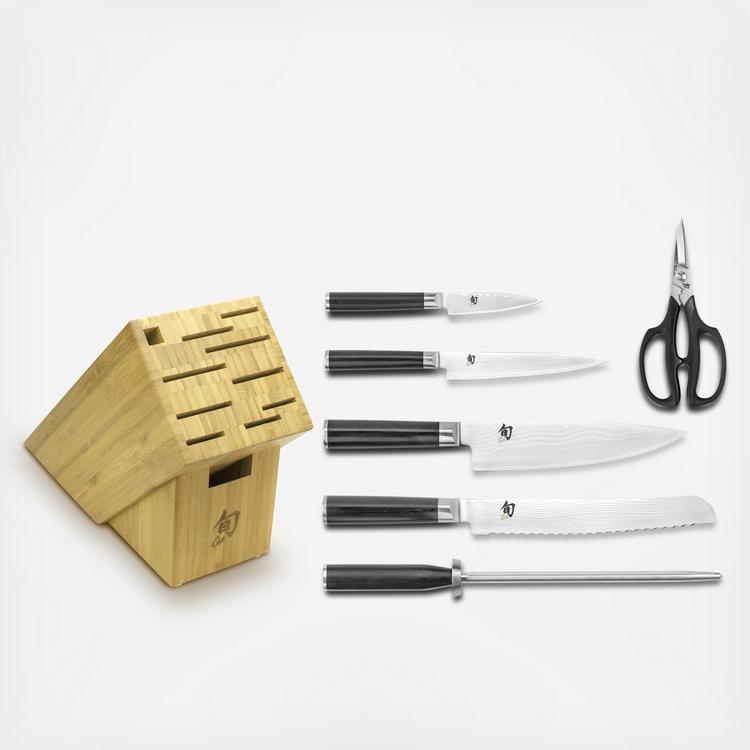 Shun Premier 7 Piece Essential Knife Block Set