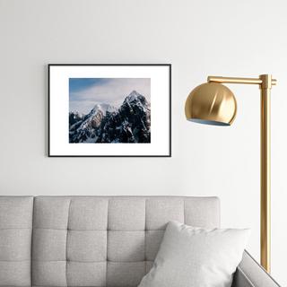 Hannah Kemp The Alaska Range Framed Art Print